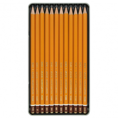 Набор графитовых карандашей "Technic", 12 шт. НВ-10Н